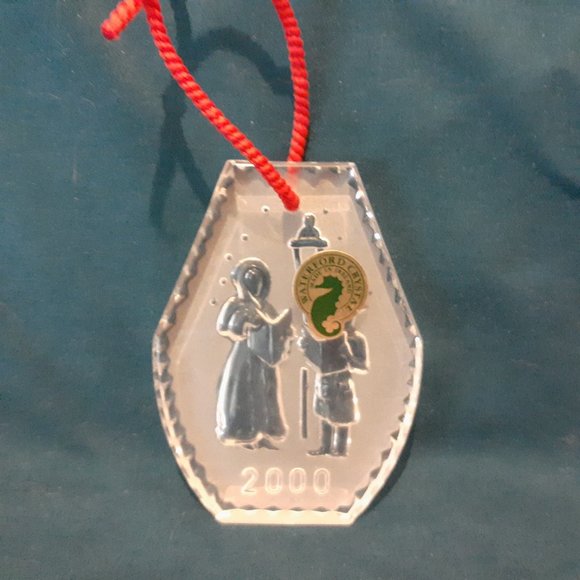 Waterford Crystal Christmas Ornament - The Joys of Winter - 2000 Edition - Picture 1 of 5
